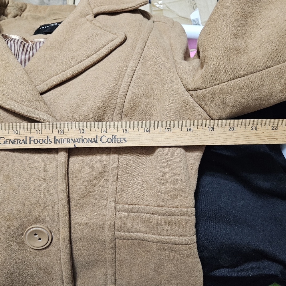 Iris Basic Camel Double Button Jacket - image 8